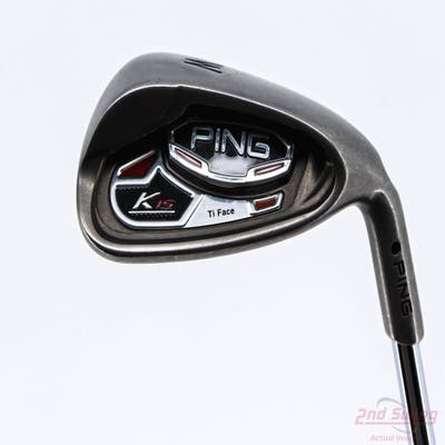 Ping K15 Single Iron Pitching Wedge PW Ping AWT Steel Regular Right Handed Black Dot 35.75in