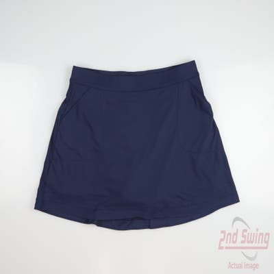 New Womens Peter Millar Skort Large L Navy Blue MSRP $119