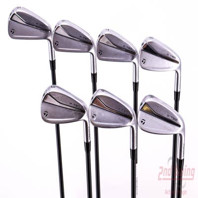 TaylorMade 2021 P790 Iron Set 5-PW AW LA Golf A Series Mid 50 Graphite Senior Right Handed 38.0in