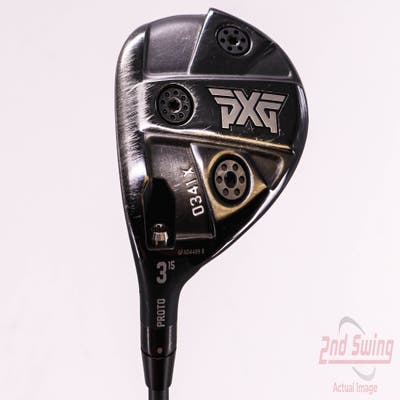 PXG 0341 X Proto Fairway Wood 3 Wood 3W 15° PX HZRDUS Smoke Yellow 70 Graphite X-Stiff Left Handed 43.5in