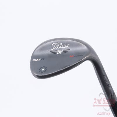 Titleist Vokey SM6 Jet Black Wedge Sand SW 56° 8 Deg Bounce M Grind Stock Steel Shaft Steel Wedge Flex Right Handed 35.25in