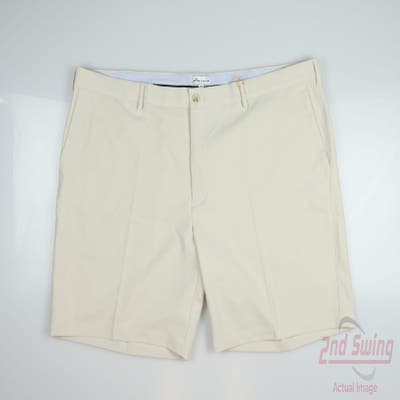 New W/ Logo Mens Peter Millar Shorts 44 Tan MSRP $125