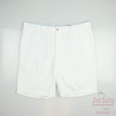 New W/ Logo Mens Peter Millar Shorts 42 White MSRP $125