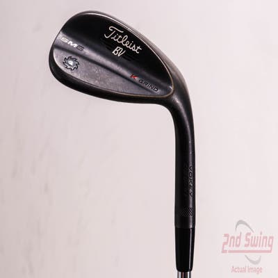 Titleist Vokey SM6 Jet Black Wedge Lob LW 58° 12 Deg Bounce K Grind SM6 BV Steel Wedge Flex Right Handed 35.0in