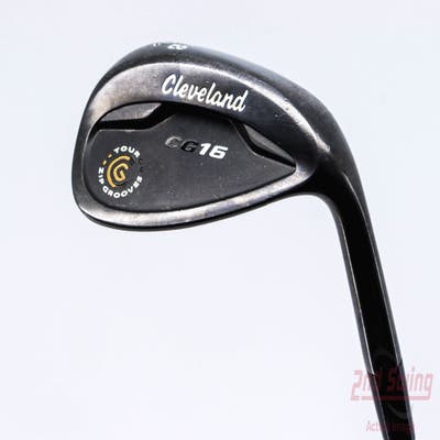 Cleveland CG16 Black Zip Groove Wedge Lob LW 58° 12 Deg Bounce Cleveland Traction Wedge Steel Wedge Flex Right Handed 35.5in