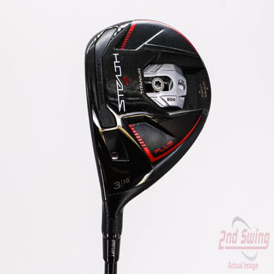 TaylorMade Stealth 2 Plus Fairway Wood 3 Wood 3W 15° PX HZRDUS Smoke Red RDX 60 Graphite Stiff Left Handed 42.75in