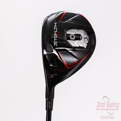 TaylorMade Stealth 2 Plus Fairway Wood 3 Wood 3W 15° PX HZRDUS Smoke Red RDX 65 Graphite Regular Left Handed 43.5in