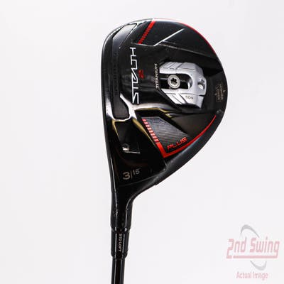 TaylorMade Stealth 2 Plus Fairway Wood 3 Wood 3W 15° Mitsubishi Kai'li Red 70 Graphite Stiff Left Handed 43.5in