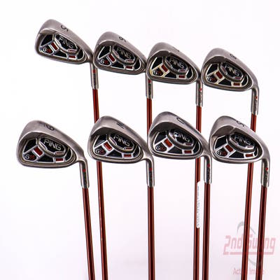 Ping G15 Iron Set 5-PW GW SW Ping TFC 149I Graphite Regular Right Handed Red dot 37.5in