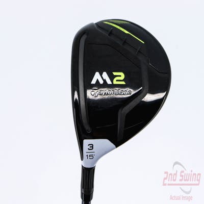 TaylorMade 2019 M2 Fairway Wood 3 Wood 3W 15° TM M2 65 Reax Graphite Stiff Left Handed 43.25in