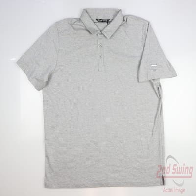 New W/ Logo Mens Travis Mathew Polo XX-Large XXL Gray MSRP $113