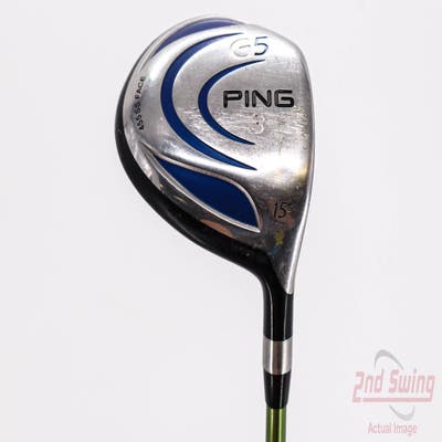 Ping G5 Fairway Wood 3 Wood 3W 15° Aldila NV 75 Graphite Stiff Right Handed 43.25in