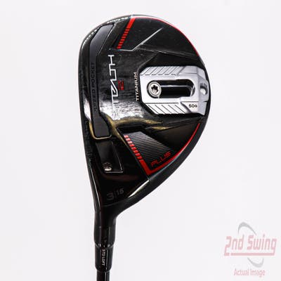 TaylorMade Stealth 2 Plus Fairway Wood 3 Wood 3W 15° Fujikura AIR Speeder 45 Graphite Regular Left Handed 42.5in