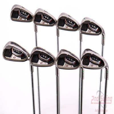 Ping G20 Iron Set 4-PW GW Ping CFS Steel Stiff Right Handed Green Dot 38.25in