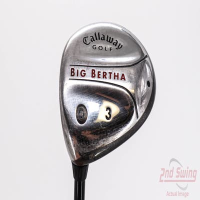 Callaway 2004 Big Bertha Fairway Wood 3 Wood 3W Callaway RCH 75w Graphite Regular Left Handed 43.0in