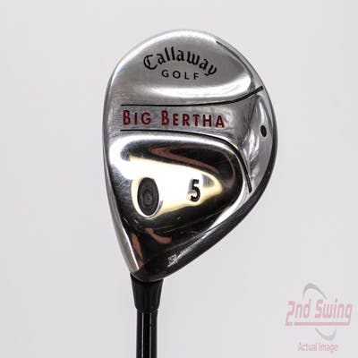 Callaway 2004 Big Bertha Fairway Wood 5 Wood 5W Callaway RCH 75w Graphite Regular Left Handed 42.0in