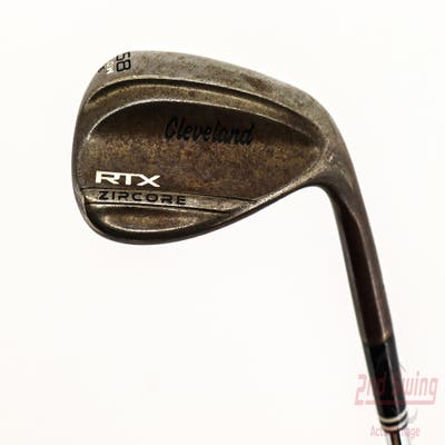 Cleveland RTX ZipCore Black Satin Wedge Lob LW 58° 6 Deg Bounce Dynamic Gold Spinner TI Steel Wedge Flex Right Handed 35.0in