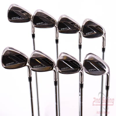 TaylorMade Stealth Iron Set 5-PW AW SW FST KBS MAX 85 MT Steel Stiff Right Handed 38.5in
