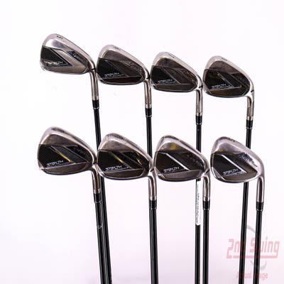 TaylorMade Stealth Iron Set 5-PW AW SW Fujikura Ventus Red 6 Graphite Regular Right Handed 38.5in