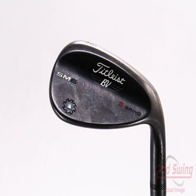 Titleist Vokey SM6 Jet Black Wedge Sand SW 56° 10 Deg Bounce S Grind SM6 BV Steel Wedge Flex Right Handed 35.5in