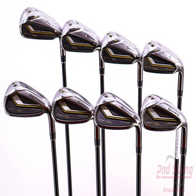 TaylorMade Rocketbladez Max Iron Set 4-PW GW TM RBZ Matrix Ozik Program 55 Graphite Senior Right Handed 38.75in