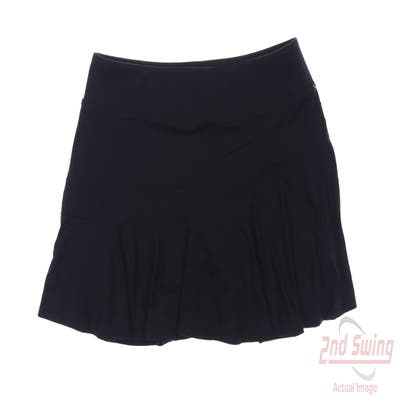 New Womens IBKUL Skort Large L Black MSRP $85