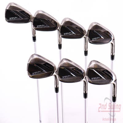 Mint TaylorMade Stealth Iron Set 5-PW AW Aldila Ascent 45 Graphite Ladies Right Handed 37.5in
