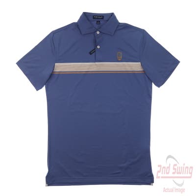 New W/ Logo Mens Peter Millar Polo Small S Multi MSRP $120