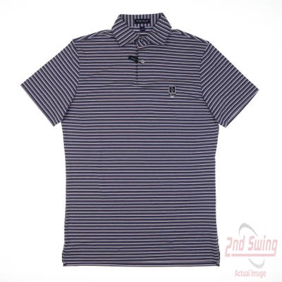New W/ Logo Mens Peter Millar Polo Small S Multi MSRP $120