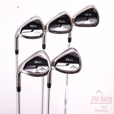 Callaway Big Bertha REVA Womens Iron Set 7-PW SW Callaway REVA Graphite Ladies Left Handed 37.0in