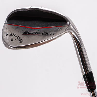 Callaway Sure Out Wedge Lob LW 58° FST KBS Tour 90 Steel Wedge Flex Right Handed 34.75in