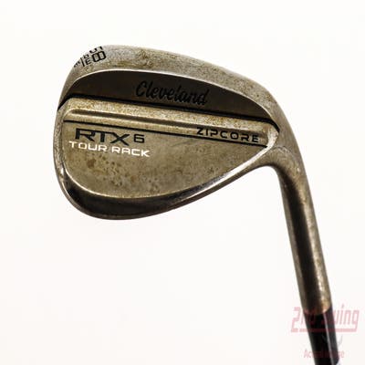Cleveland RTX 6 ZipCore Tour Rack Raw Wedge Lob LW 58° 6 Deg Bounce FST KBS Tour-V 110 Steel Stiff Right Handed 35.0in