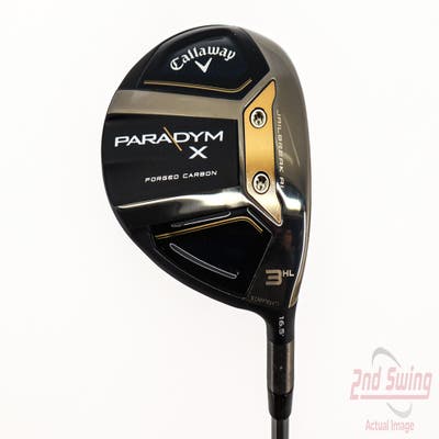 Mint Callaway Paradym X Fairway Wood 3 Wood HL 16.5° PX HZRDUS Silver Gen4 60 Graphite Stiff Right Handed 43.25in