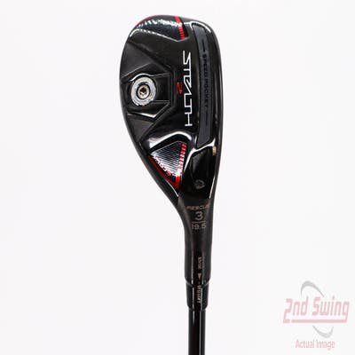 TaylorMade Stealth 2 Plus Rescue Hybrid 3 Hybrid 19.5° PX HZRDUS Smoke Black RDX 80 Graphite Stiff Right Handed 39.75in
