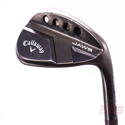 Callaway Jaws Full Toe Raw Black Wedge Lob LW 58° 10 Deg Bounce Stock Steel Shaft Steel Wedge Flex Right Handed 35.0in