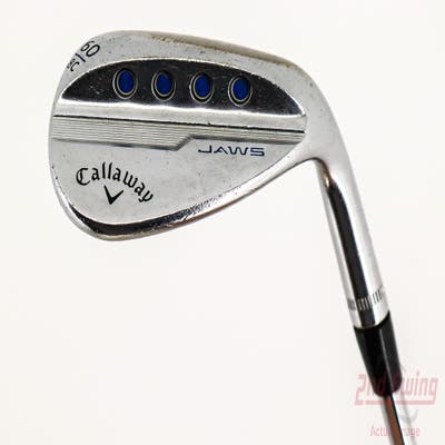 Callaway Jaws MD5 Platinum Chrome Wedge Lob LW 60° 8 Deg Bounce C Grind Stock Steel Shaft Steel Wedge Flex Right Handed 34.5in