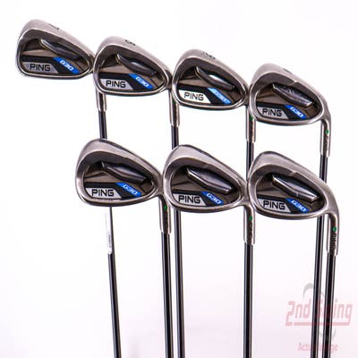 Ping G30 Iron Set 7-PW AW SW LW Ping TFC 80i Graphite Senior Right Handed Green Dot 37.0in