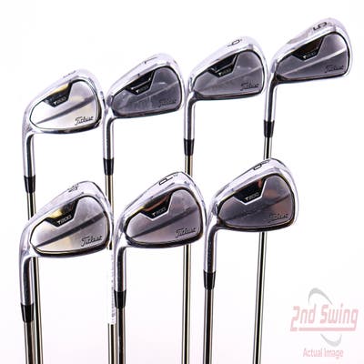 Titleist 2021 T200 Iron Set 5-PW AW UST Mamiya Recoil 65 F3 Graphite Regular Left Handed 38.25in