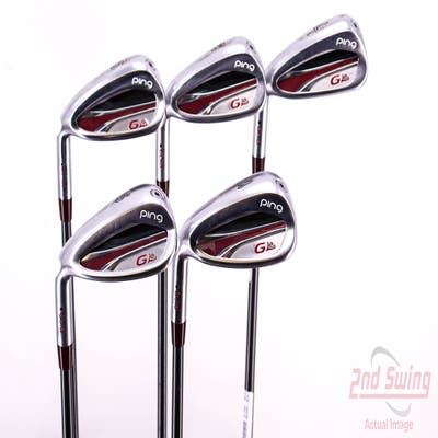 Ping G LE 2 Iron Set 7-PW SW Ping TFC 80i Graphite Ladies Left Handed Black Dot 37.5in