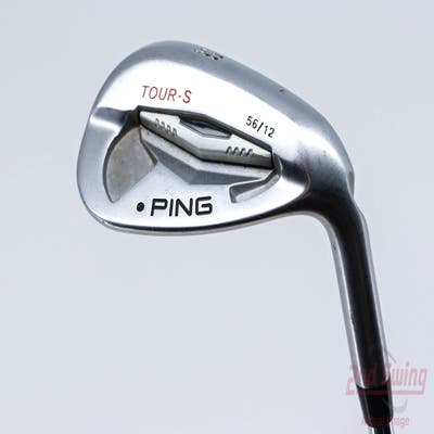 Ping Tour-S Chrome Wedge Sand SW 56° 12 Deg Bounce Stock Steel Shaft Steel Wedge Flex Right Handed Black Dot 36.25in