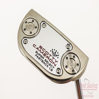 Mint Titleist Scotty Cameron Super Select Fastback 1.5 Putter Steel Right Handed 35.0in