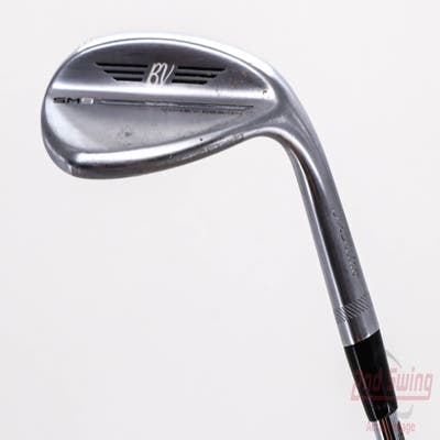 Titleist Vokey SM9 Tour Chrome Wedge Lob LW 58° 8 Deg Bounce M Grind Stock Steel Shaft Steel Stiff Right Handed 35.5in