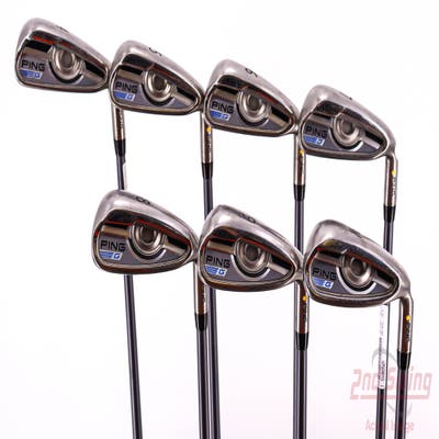 Ping 2016 G Iron Set 4-PW CFS 70 Graphite Graphite Regular Right Handed Yellow Dot 38.5in