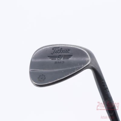 Titleist Vokey SM7 Jet Black Wedge Gap GW 52° 8 Deg Bounce F Grind Titleist Vokey BV Steel Wedge Flex Right Handed 35.0in