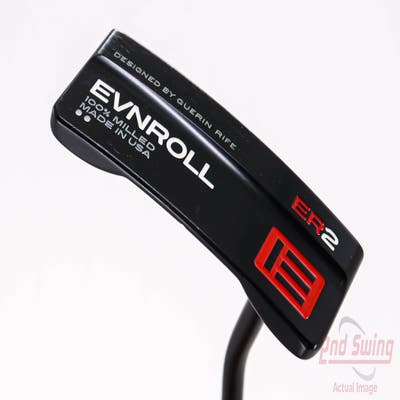 Evnroll ER2 Mid Blade Black Putter Steel Right Handed 34.0in