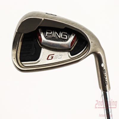 Ping G20 Single Iron 8 Iron Ping CFS Steel Stiff Right Handed White Dot 36.5in