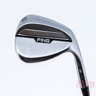 Ping s159 Chrome Wedge Lob LW 60° 10 Deg Bounce S Grind Dynamic Gold Tour Issue S400 Steel Stiff Right Handed Black Dot 35.0in