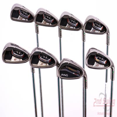 Ping G20 Iron Set 4-PW AW Ping CFS Steel Stiff Right Handed Green Dot 39.5in