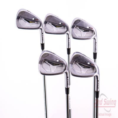 Ping S55 Iron Set 6-PW Project X Rifle 6.5 Steel X-Stiff Right Handed Black Dot 37.5in