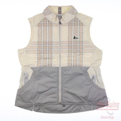 New W/ Logo Womens Peter Millar Vest Medium M Multi MSRP $175